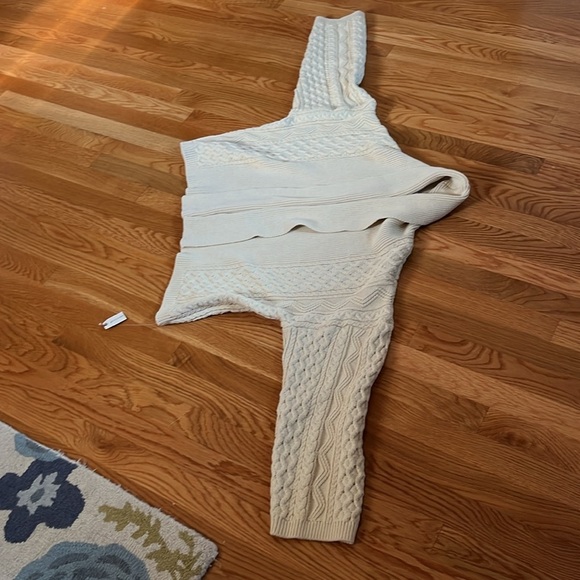 Anthropologie The Mariel Cardigan Sweater: Cropped  Cable-Knit Edition OS NWT - Picture 10 of 16